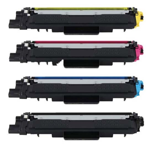 Picture of Bundled TN-227BK, TN-227C, TN-227M, TN-227Y High Yield Black, Cyan, Magenta, Yellow Toner Cartridges