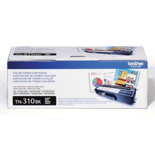 Picture of Brother TN-310K Black Toner Cartridge (1500 Yield)
