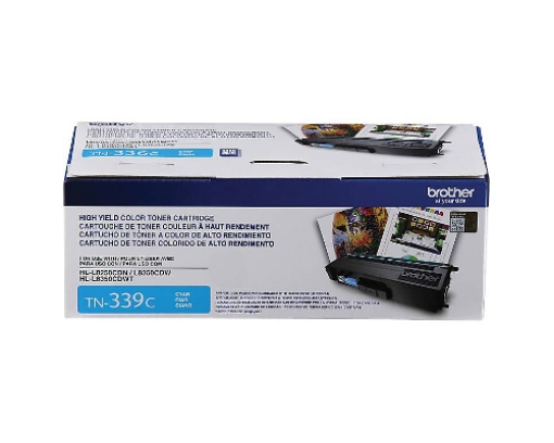 Picture of Brother TN-339C Extra High Yield Cyan Toner Cartridge (6000 Yield)