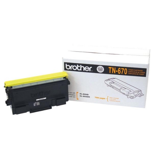Picture of Brother TN-670 Black Toner Cartridge (7500 Yield)
