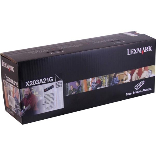 Picture of Lexmark X203A21G Black Laser Toner Cartridge (2500 Yield)