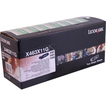 Show details for Lexmark X463X11G Black Toner Cartridge (15000 Yield) Picture of Lexmark X463X11G Black Toner Cartridge (15000 Yield)