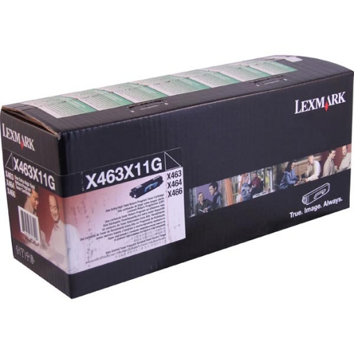 Picture of Lexmark X463X11G Black Toner Cartridge (15000 Yield)