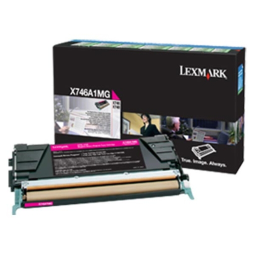 Picture of Lexmark X746A1MG Magenta Toner (7000 Yield)