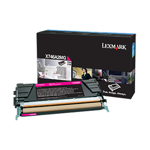 Picture of Lexmark X746A2MG Magenta Toner (7000 Yield)