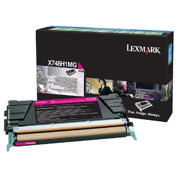 Show details for Lexmark X748H1MG High Yield Magenta Toner (10000 Yield) Picture of Lexmark X748H1MG High Yield Magenta Toner (10000 Yield)