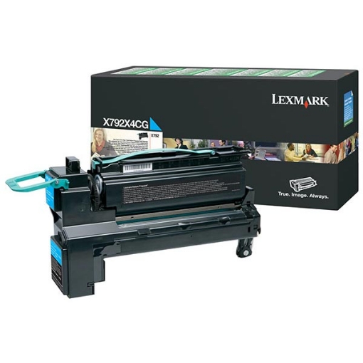 Picture of Lexmark X792X4CG Extra High Yield Cyan Toner (20000 Yield)