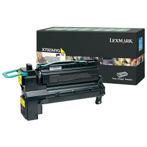 Picture of Lexmark X792X4YG Extra High Yield Yellow Toner (20000 Yield)