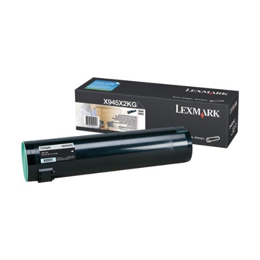Picture of Lexmark X945X2KG Black Toner Cartridge (36000 Yield)