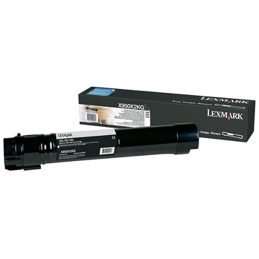 Picture of Lexmark X950X2YG Yellow Toner Cartridge (24000 Yield)